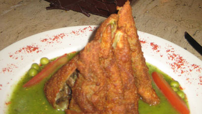 Rollos con huitlacoche